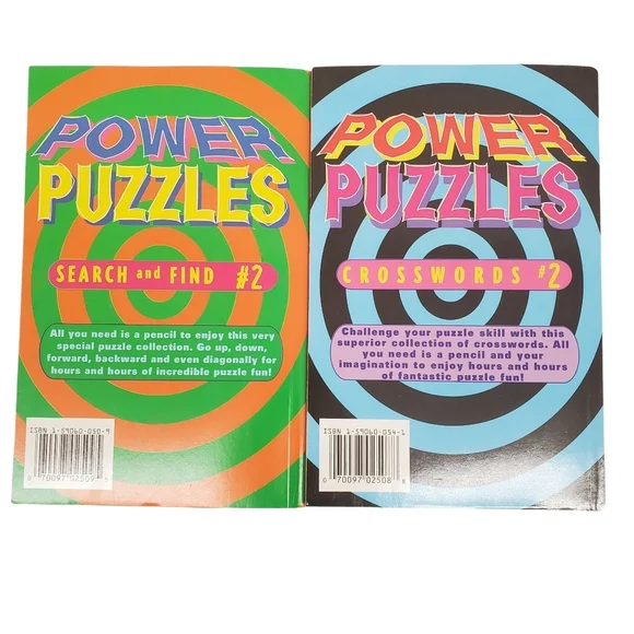 Book Set  of 7: Crossword Puzzles, Thesaurus, Dictionary & Game Books - Picture 9 of 9